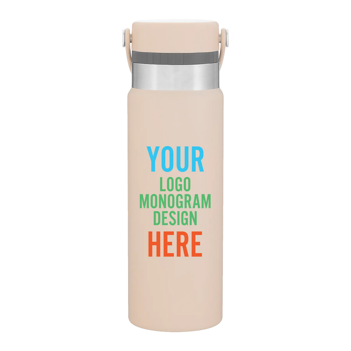 Personalized h2go Realm 25 oz Water Bottle - Dune | Iconic Imprint