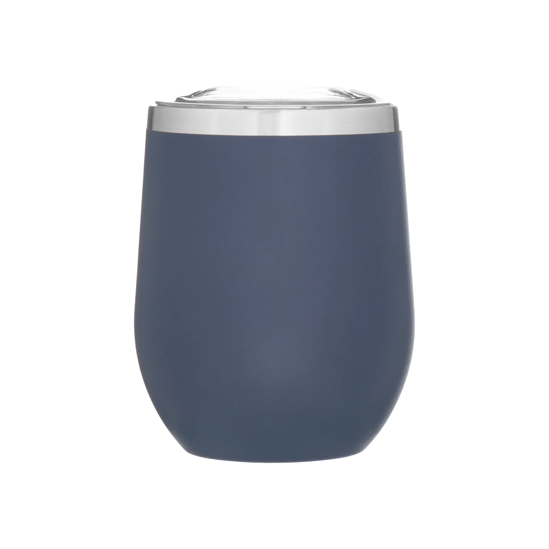 Back of navy h2go Cece 12 oz wine tumbler