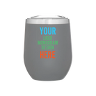 Custom full color printed storm h2go Cece 12 oz wine tumbler with personalized logo or design