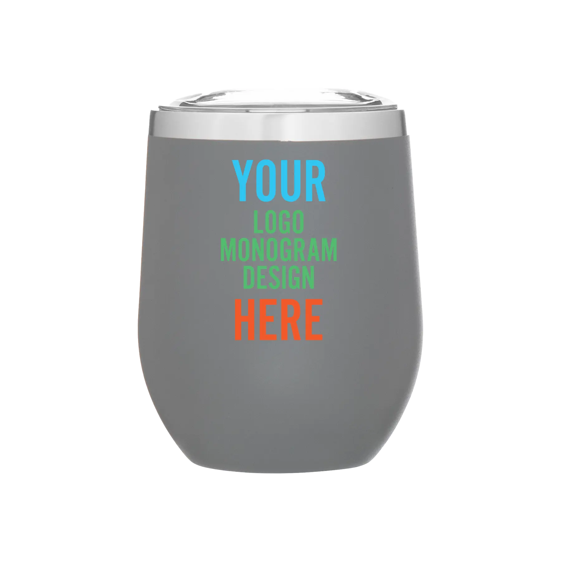 Custom full color printed storm h2go Cece 12 oz wine tumbler with personalized logo or design