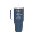 Laser etched matte constellation h2go Denali 40 oz tumbler mug with your brand logo, monogram, or design