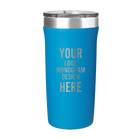Laser etched custom aqua h2go Palermo 18 oz tumbler with your logo, monogram, or design.