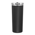 Back of matte cosmos h2go Petal 20.9 oz tumbler