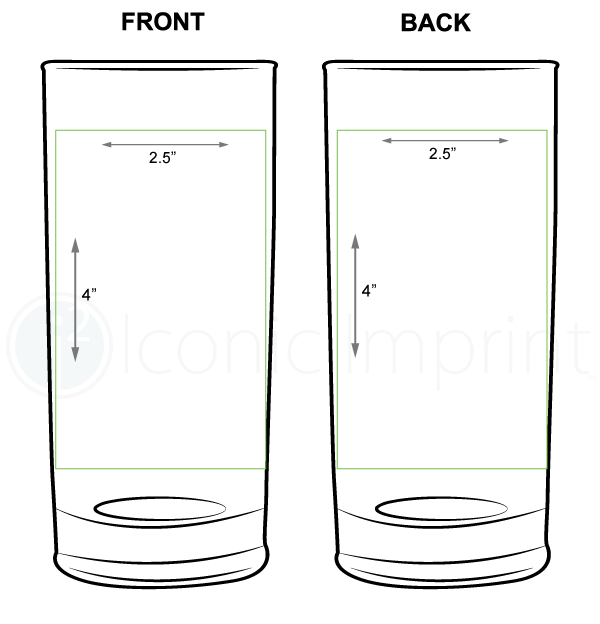 Hi Ball Glass Imprint Area