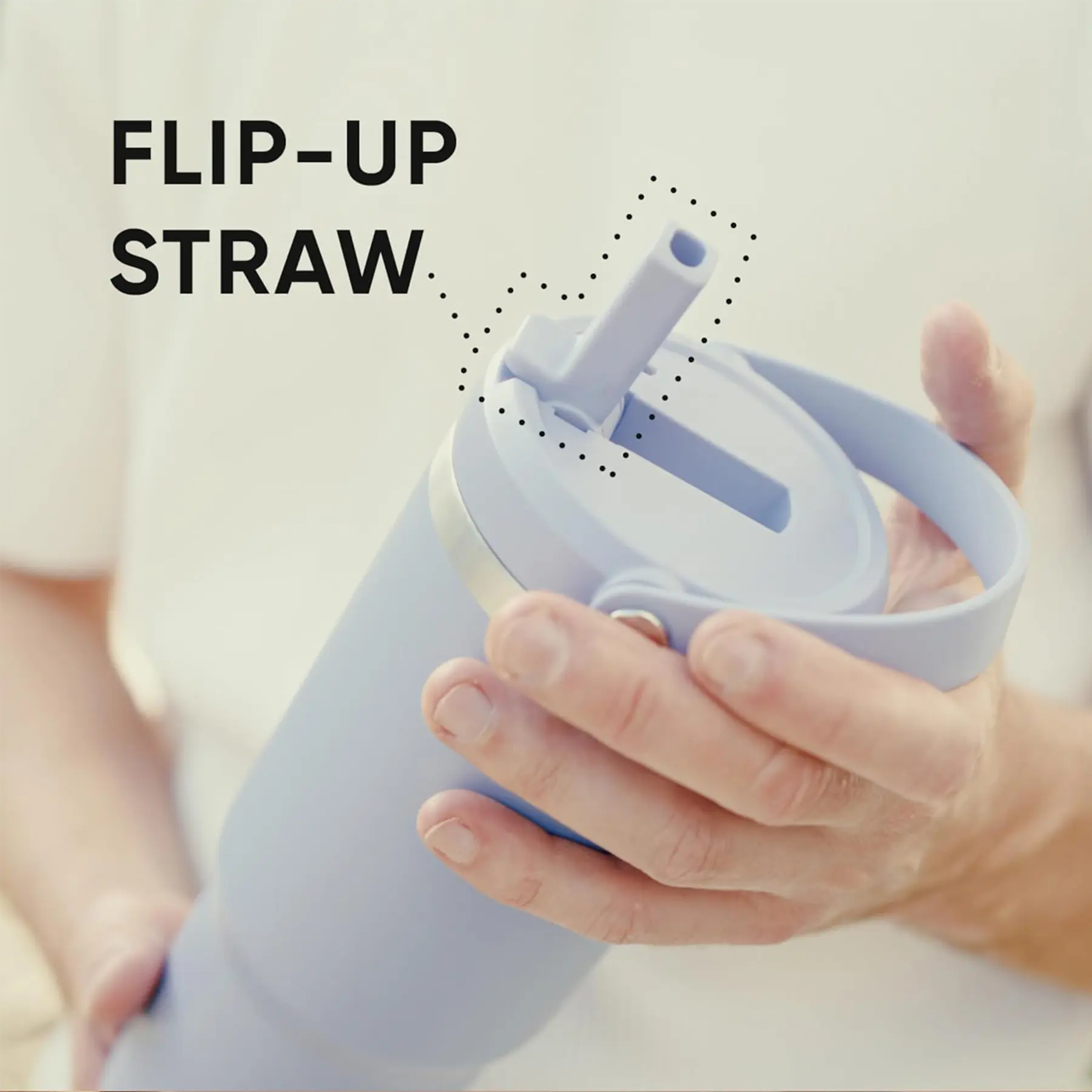Flip-up Straw