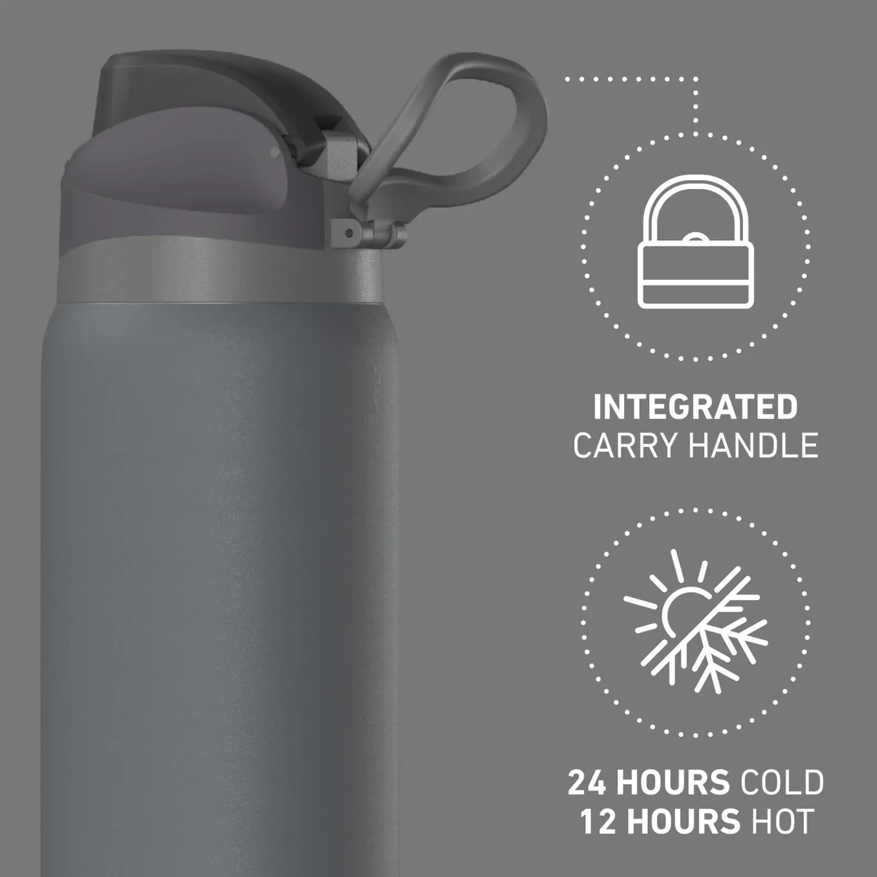 Integrated Carry Handle | 24 Hours Cold, 12 Hours Hot