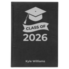 Large black/silver leatherette sketch book laser etched with 'Class of V2' design