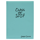 Large teal leatherette sketch book laser etched with 'Class of' design