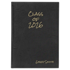 Large black/gold leatherette journal laser etched with 'Class of' design