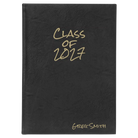 Large black/gold leatherette sketch book laser etched with 'Class of' design