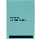 Large teal leatherette sketch book laser etched with 'Shhhh' design