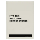 Large white leatherette journal laser etched with '9 to 5 Horror' design