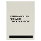 Large white leatherette sketch book laser etched with 'If I Had a Dollar' design
