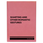 Large pink leatherette journal laser etched with 'Sharting' design