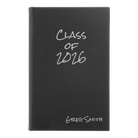 Small black/silver leatherette sketch book laser etched with 'Class of' design