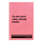 Small pink leatherette sketch book laser etched with 'TO DO List' design