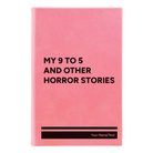 Small pink leatherette journal laser etched with '9 to 5 Horror' design
