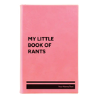 Small pink leatherette journal laser etched with 'Book of Rants' design