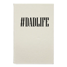 Small white leatherette journal laser etched with 'Dadlife' design