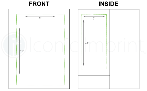 Leatherette Portfolio 9 x 12 Imprint Area