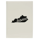 Large white leatherette journal laser etched with 'Kentucky Home' design