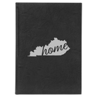 Large black/silver leatherette sketch book laser etched with 'Kentucky Home' design