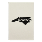 Small white leatherette journal laser etched with 'North Carolina Home' design