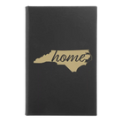 Small black/gold leatherette journal laser etched with 'North Carolina Home' design