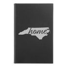 Small black/silver leatherette sketch book laser etched with 'North Carolina Home' design