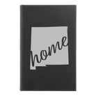 Small black/silver leatherette journal laser etched with 'New Mexico home' design