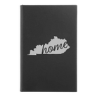 Small black/silver leatherette sketch book laser etched with 'Kentucky Home' design
