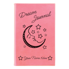 Small pink leatherette journal laser etched with 'Dream Journal' design