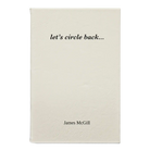Small white leatherette journal laser etched with 'Circle Back' design