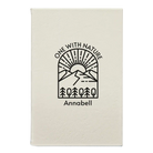 Small white leatherette journal laser etched with 'One with Nature' design