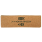 Customized cork leatherette wine box with tools etched with your logo, monogram, or design