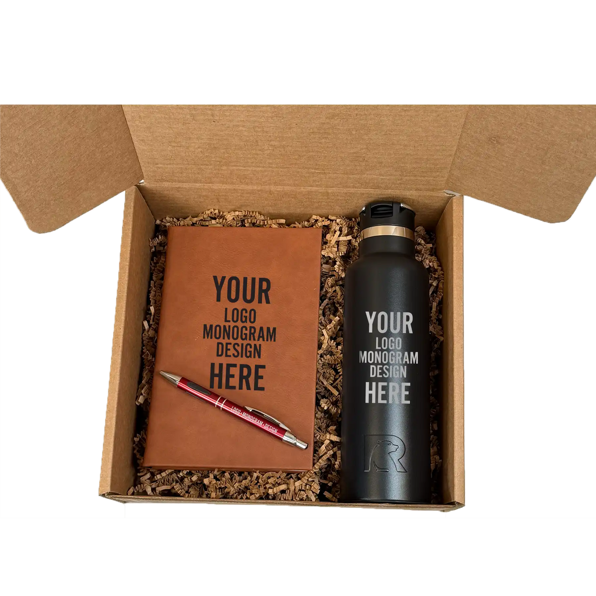 Personalized Appreciation / Onboarding Gift Box with Water Bottle ...