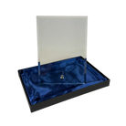 Personalized Rectangle Clear Glass Award with Gift Box G2835