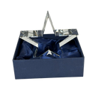 Personalized Thick Crystal Star Paperweight Award with Gift Box K9251