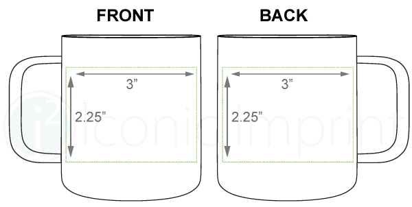 Etched Clear Coffee Mug 12.25 oz