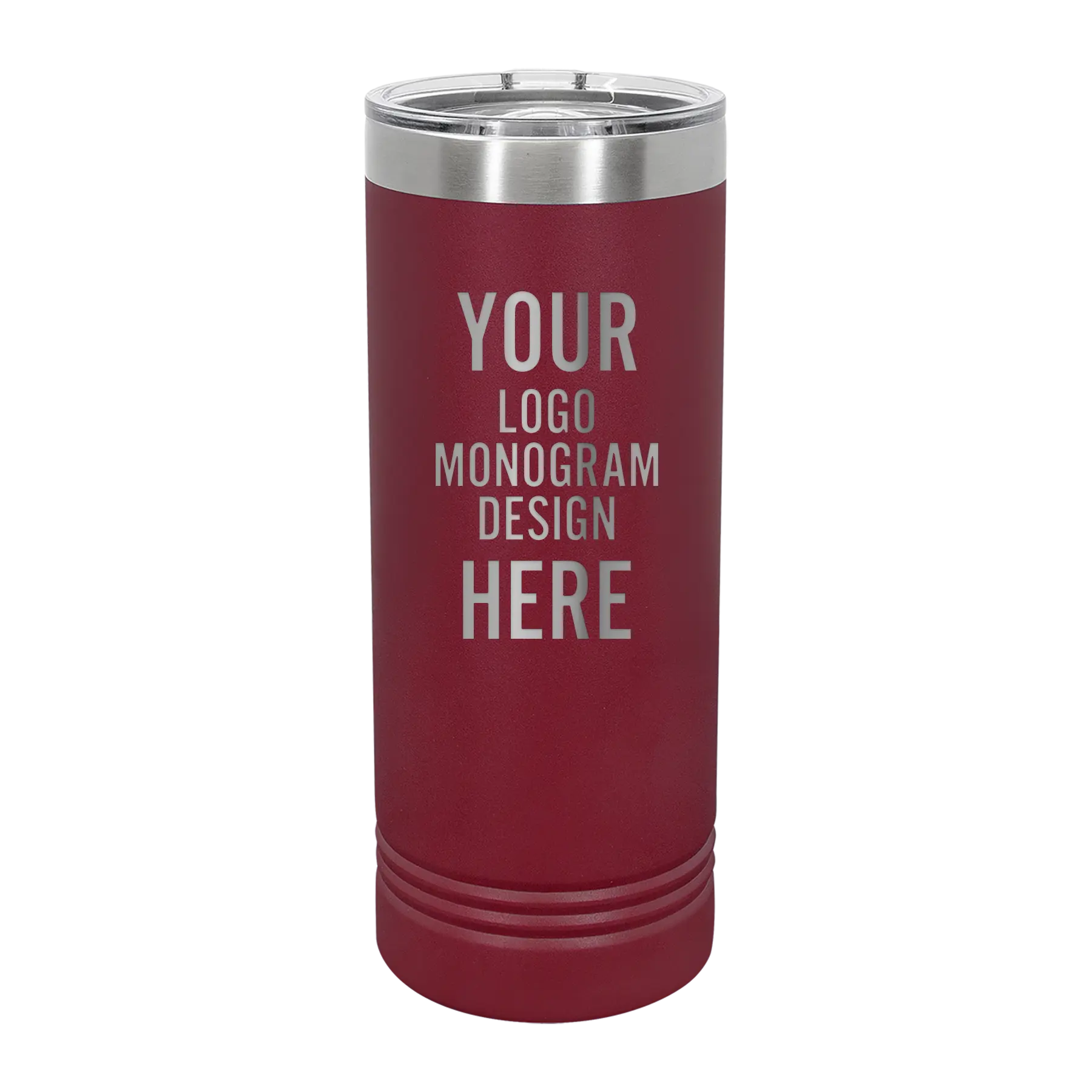 Personalized Polar Camel 22 oz Skinny Tumbler - Maroon | Iconic Imprint