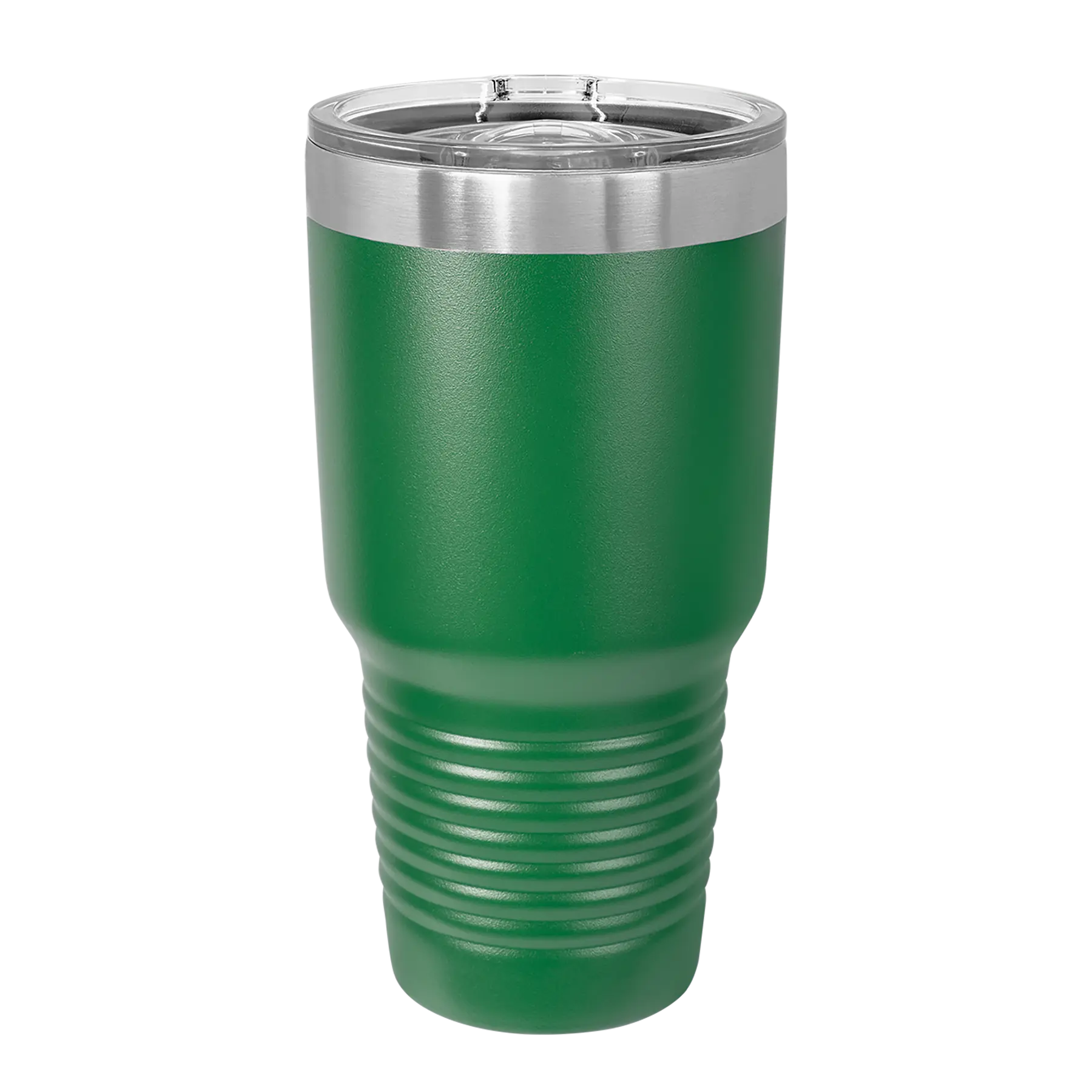 Back of Polar Camel 30 oz vacuum insulated tumbler with sliding lid