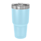 Back of Polar Camel 30 oz vacuum insulated tumbler with sliding lid