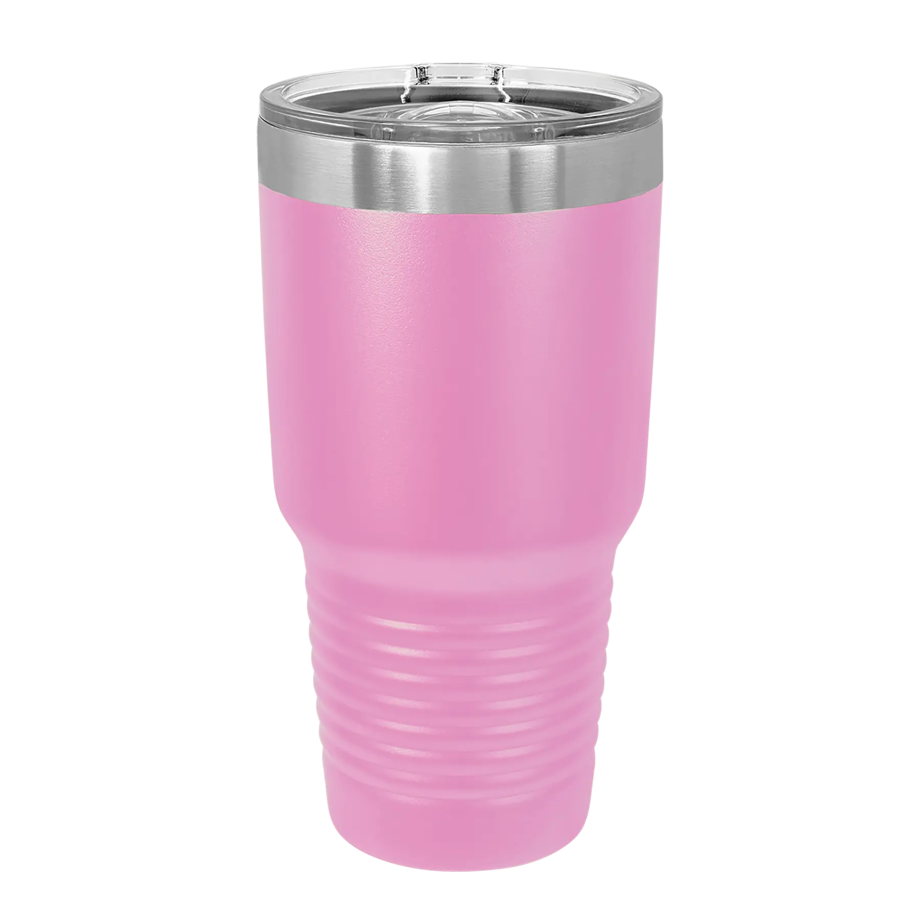Back of Polar Camel 30 oz vacuum insulated tumbler with sliding lid