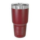 Back of Polar Camel 30 oz vacuum insulated tumbler with sliding lid