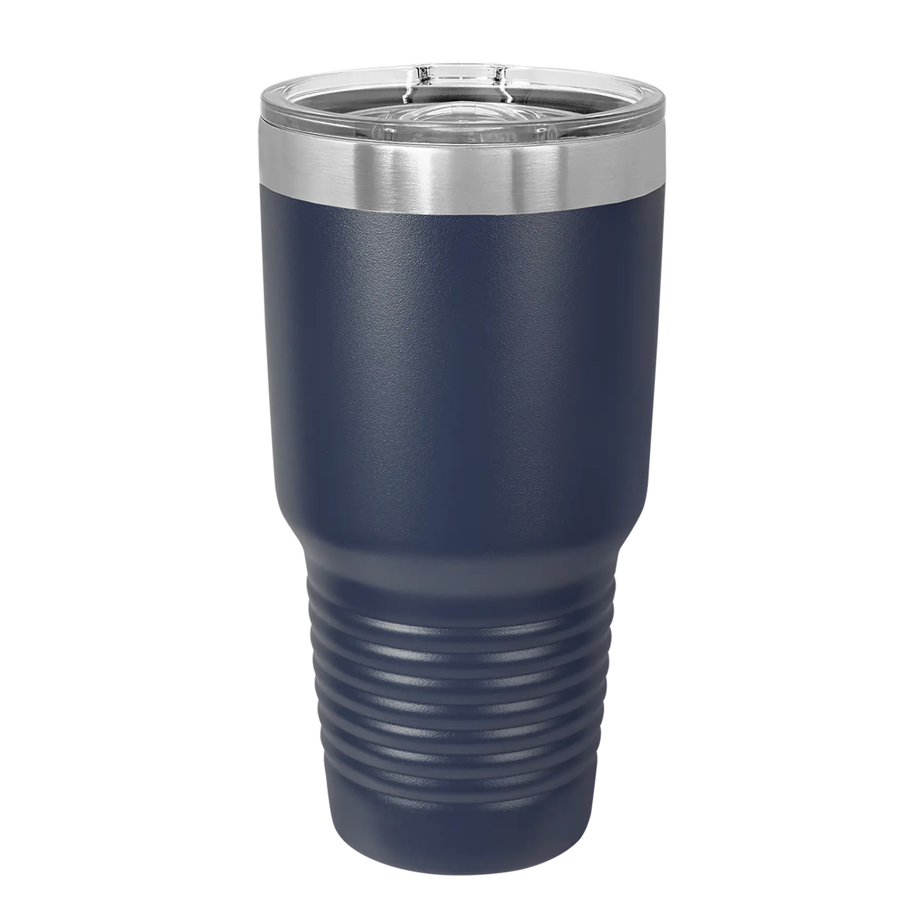 Back of Polar Camel 30 oz vacuum insulated tumbler with sliding lid