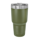 Back of Polar Camel 30 oz vacuum insulated tumbler with sliding lid