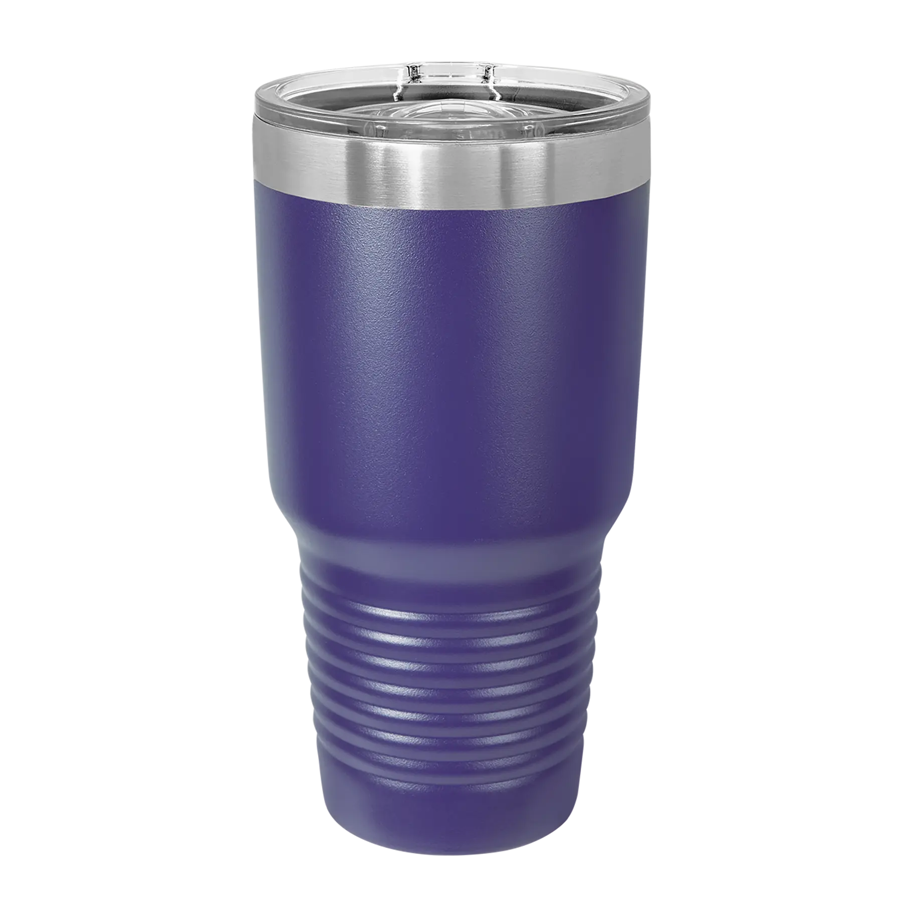Back of Polar Camel 30 oz vacuum insulated tumbler with sliding lid