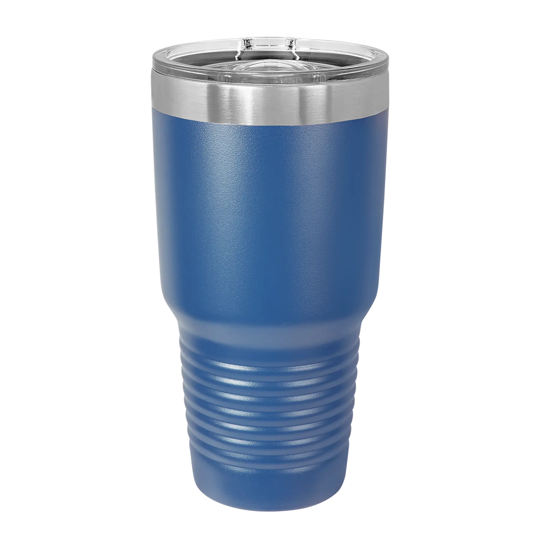 Back of Polar Camel 30 oz vacuum insulated tumbler with sliding lid