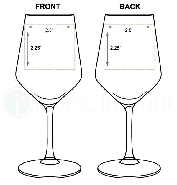 Red Wine Glass Imprint Area