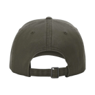 Back view of Richardson 326 cotton twill hat in army green